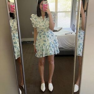 White Floral Dress